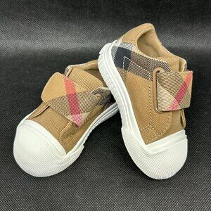 Authentic Burberry Markham Check Plaid Toddler Shoes EU Size 17 - US Kids Size 2